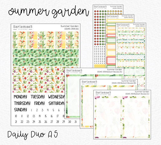Daily Duo Kit (A5), Summer Garden, DDA5-359