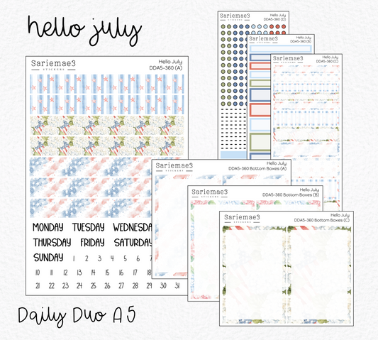 Daily Duo Kit (A5), Hello July, DDA5-360