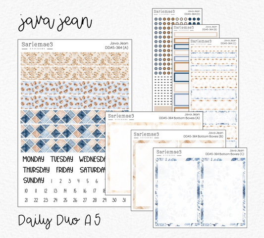 Daily Duo Kit (A5), Java Jean, DDA5-364