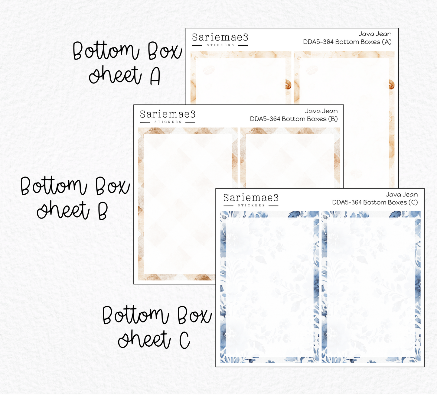 Daily Duo Kit (A5), Java Jean, DDA5-364