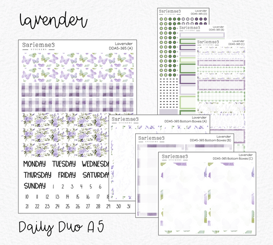 Daily Duo Kit (A5), Lavender, DDA5-365