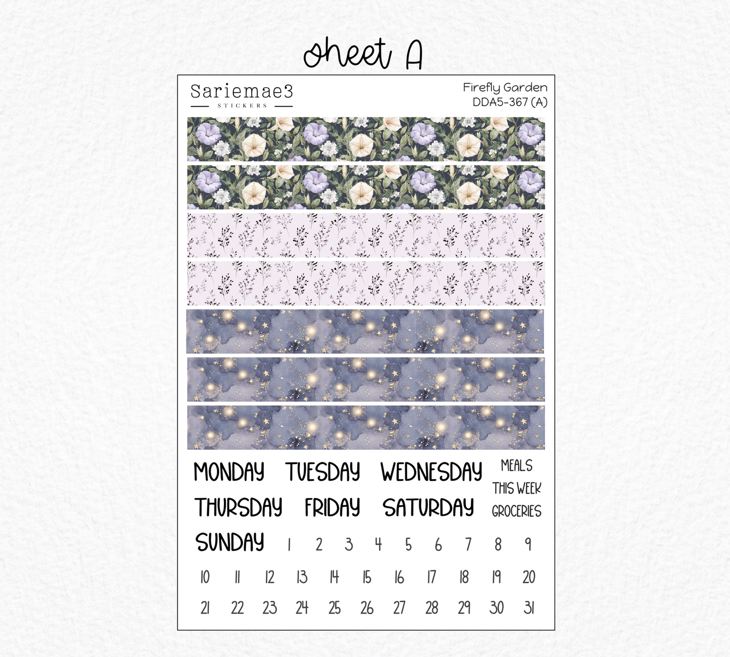 Daily Duo Kit (A5), Firefly Garden, DDA5-367