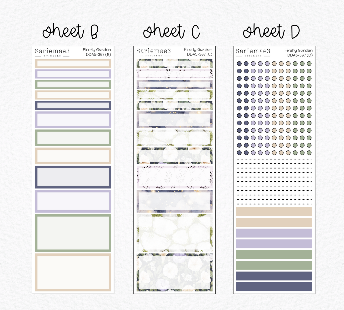 Daily Duo Kit (A5), Firefly Garden, DDA5-367