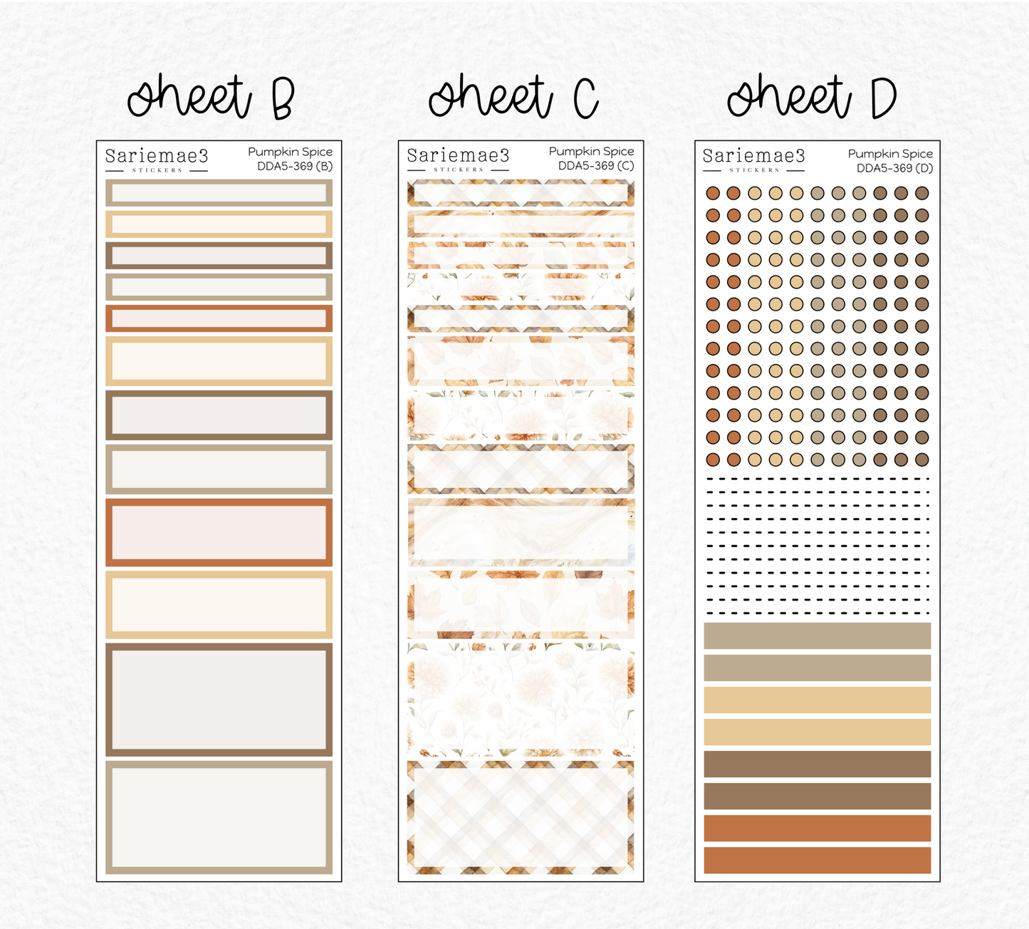 Daily Duo Kit (A5), Pumpkin Spice, DDA5-369