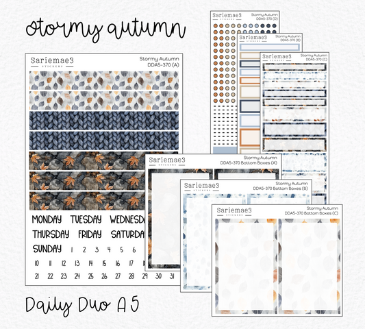 Daily Duo Kit (A5), Stormy Autumn, DDA5-370