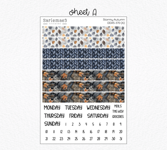 Daily Duo Kit (A5), Stormy Autumn, DDA5-370
