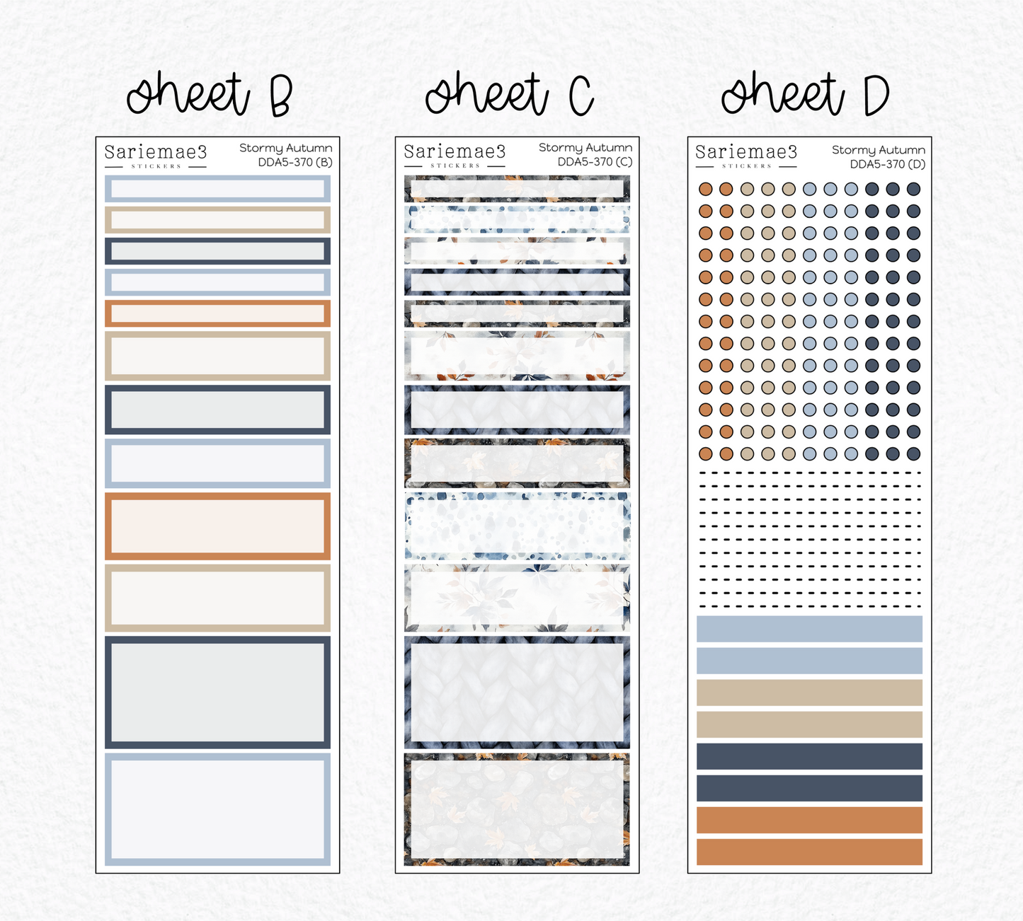 Daily Duo Kit (A5), Stormy Autumn, DDA5-370