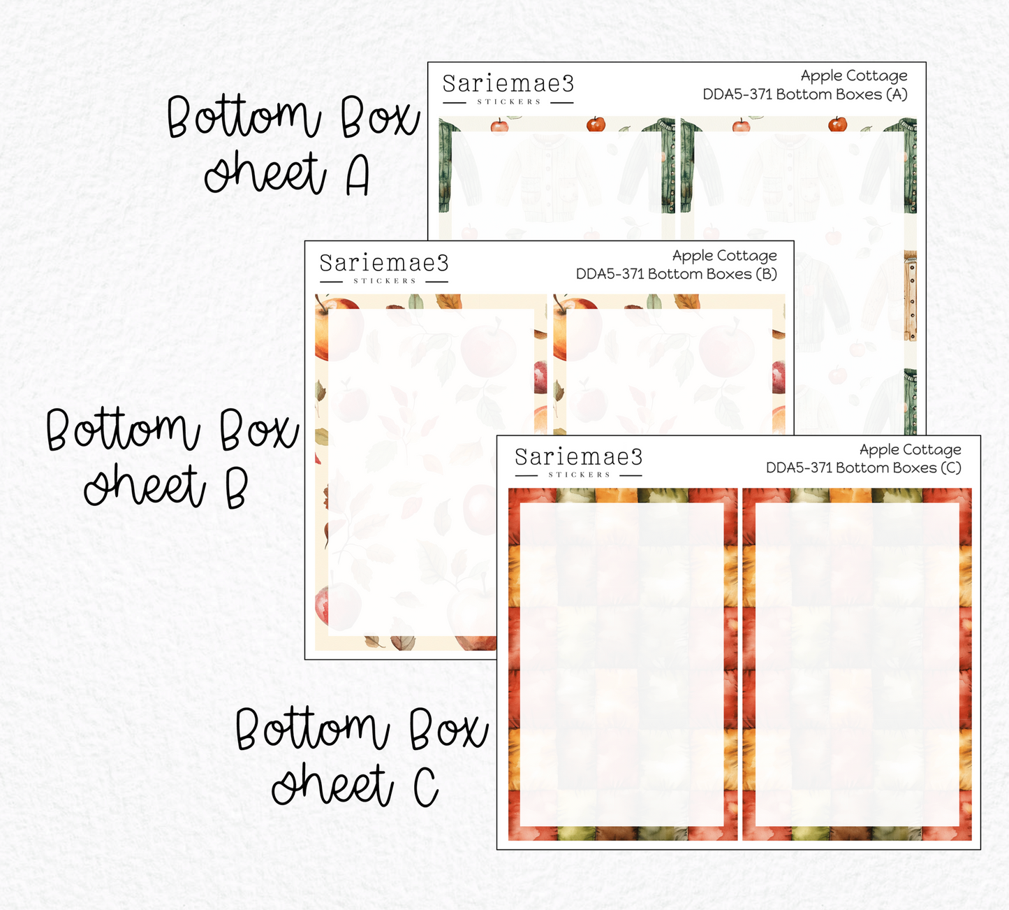 Daily Duo Kit (A5), Apple Cottage, DDA5-371