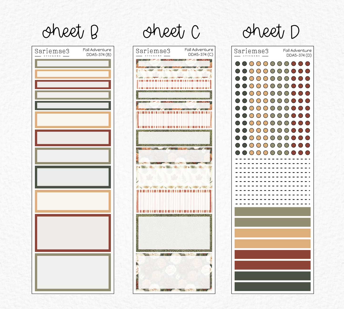 Daily Duo Kit (A5), Fall Adventure, DDA5-374