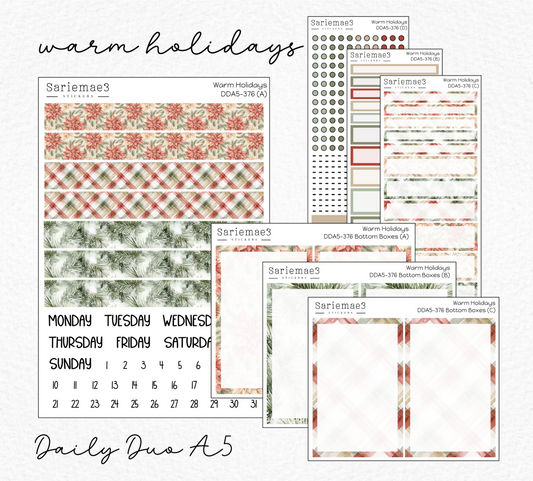 Daily Duo Kit (A5), Warm Holidays, DDA5-376