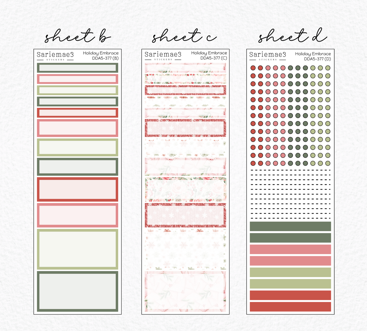 Daily Duo Kit (A5), Holiday Embrace, DDA5-377