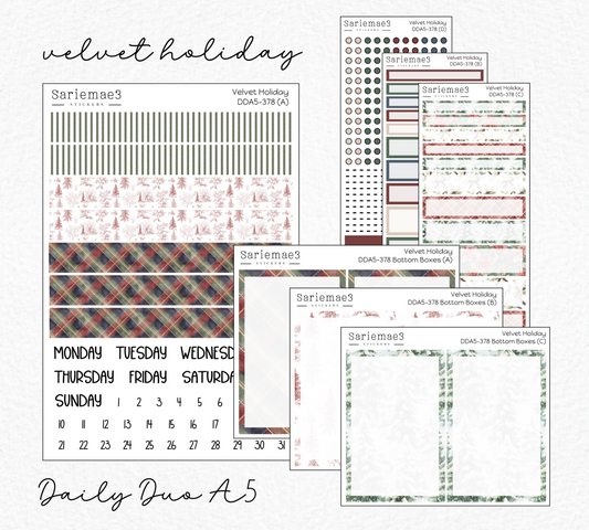 Daily Duo Kit (A5), Velvet Holiday, DDA5-378