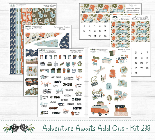 Weekly Kit Add Ons, Adventure Awaits, Kit 238