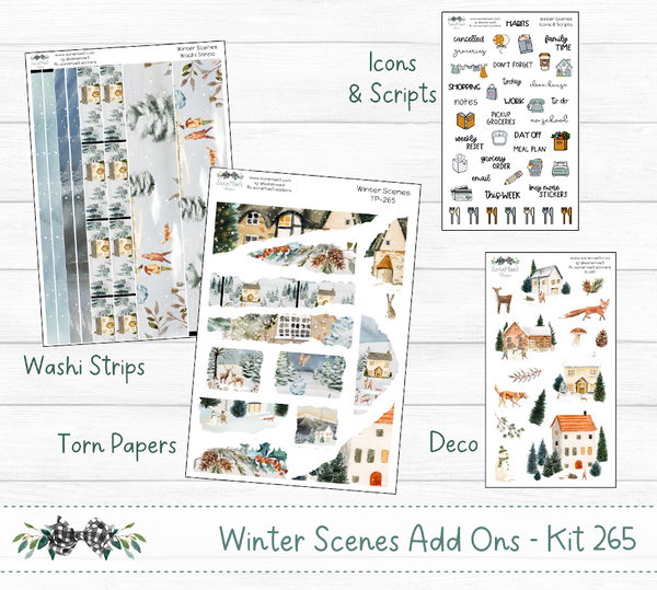 Hobonichi Cousin Kit, Winter Scenes, HCW-265