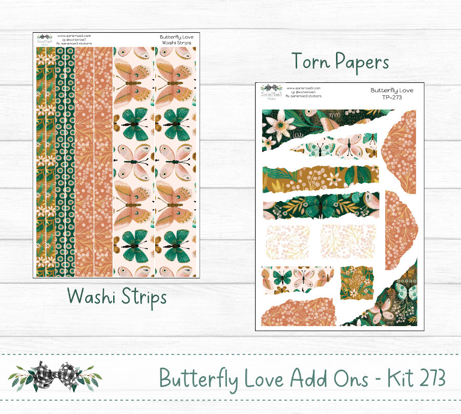 Weekly Kit Add Ons, Butterfly Love, Kit 273