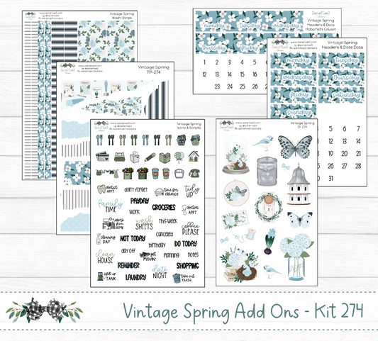 Weekly Kit Add Ons, Vintage Spring, Kit 274