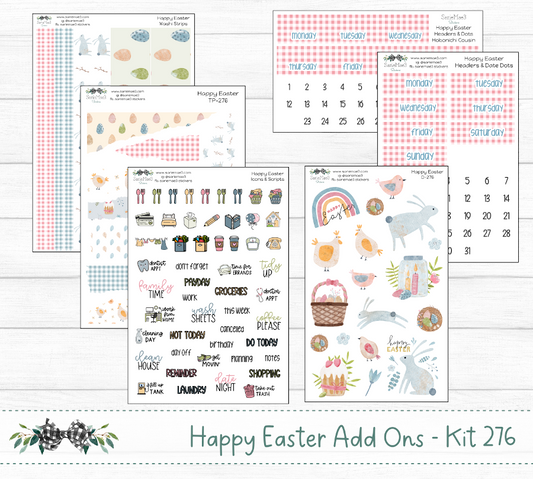 Weekly Kit Add Ons, Happy Easter, Kit 276
