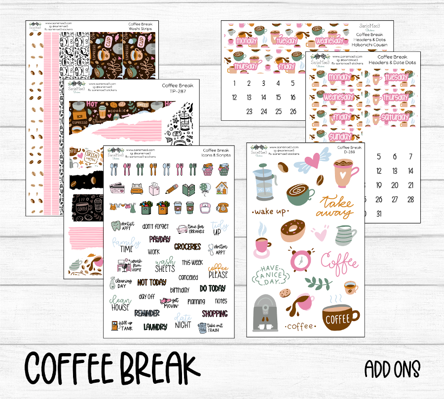 Hobonichi Weeks Kit, Coffee Break, HW-286