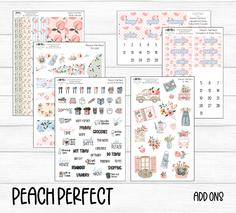 Hobonichi Cousin Kit, Peach Perfect, HCW-290