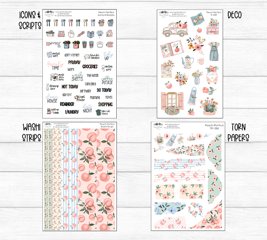 Weekly Kit Add Ons, Peach Perfect, Kit 290