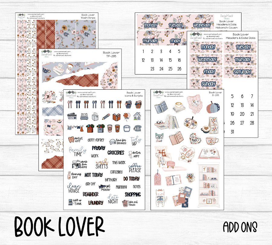 Hobonichi Weeks Kit, Book Lover,  HW-295