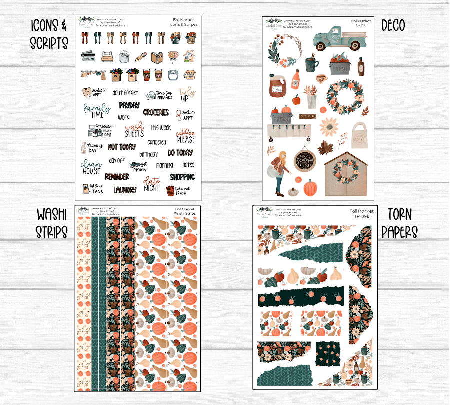 Weekly Kit Add Ons, Fall Market, Kit 296