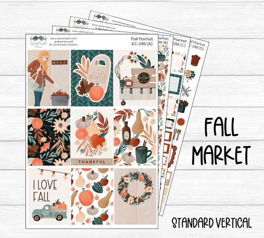 Vertical Weekly Kit, Fall Market, V-296