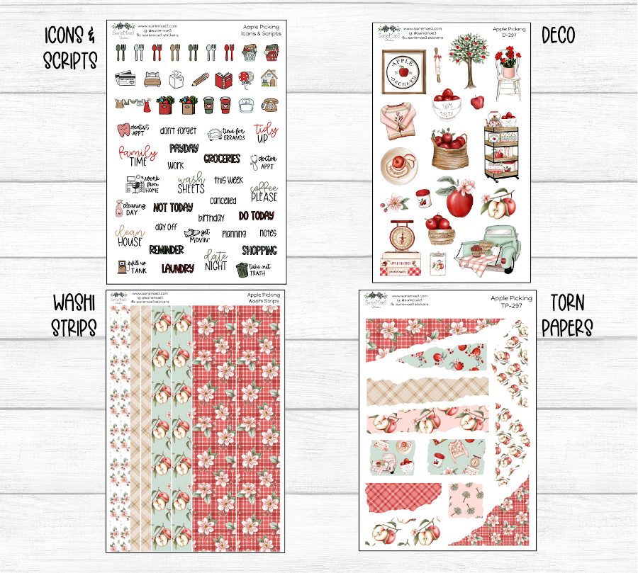 Weekly Kit Add Ons, Apple Picking, Kit 297