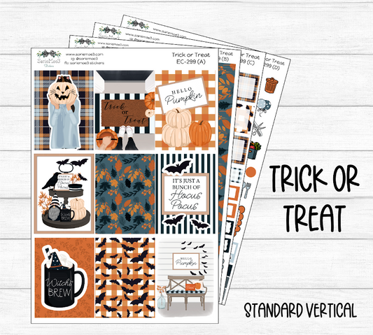 Vertical Weekly Kit, Trick or Treat, V-299