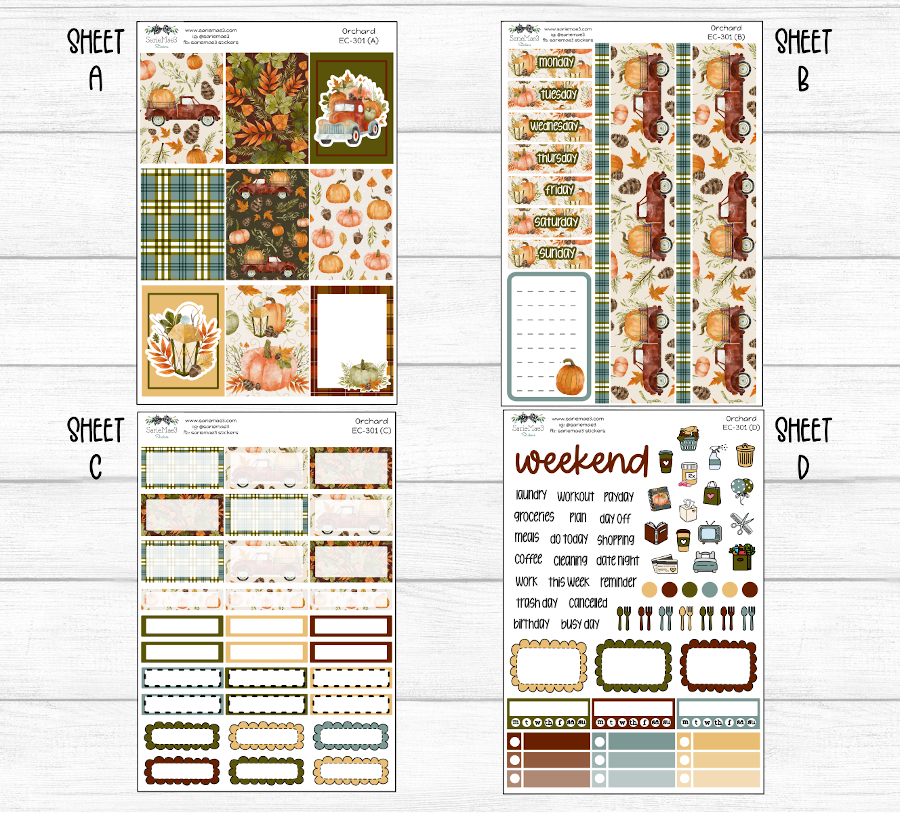 Stickers for Erin Condren, Hobonichi Cousin & Weeks and Happy Planner ...