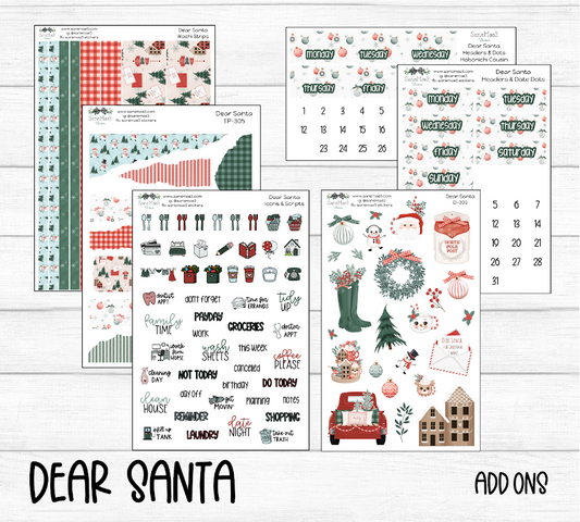 Weekly Kit Add Ons, Dear Santa, Kit 305