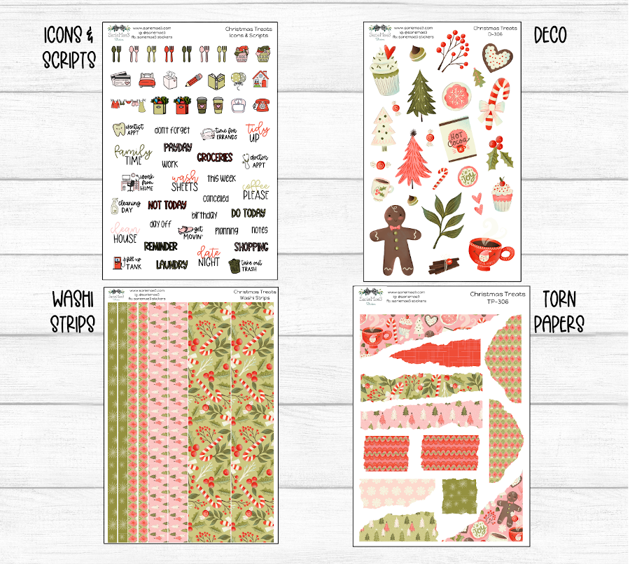 Weekly Kit Add Ons, Christmas Treats, Kit 306