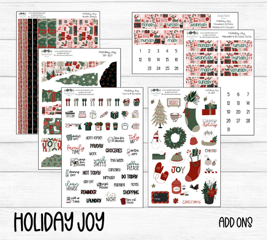 Weekly Kit Add Ons, Holiday Joy, Kit 307