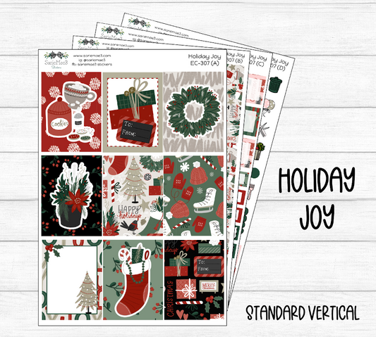 Vertical Weekly Kit, Holiday Joy, V-307