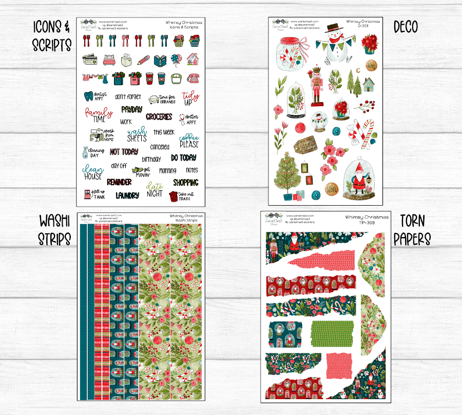 Weekly Kit Add Ons, Whimsy Christmas, Kit 309