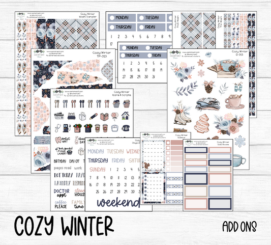 Weekly Kit Add Ons, Cozy Winter, Kit 313