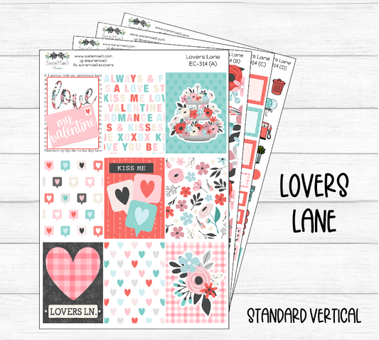 Vertical Weekly Kit, Lovers Lane, V-314