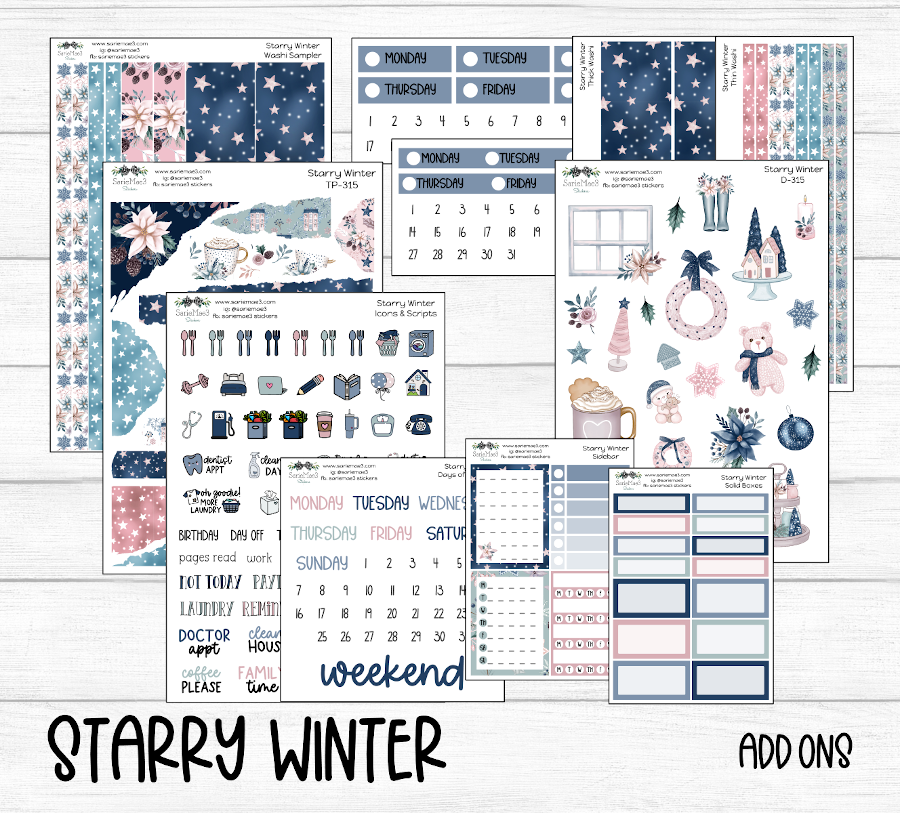 Hobonichi Cousin Kit, Starry Winter, HCW-315