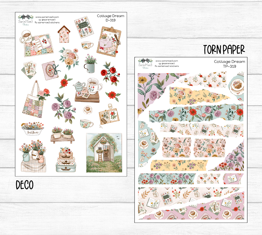 Weekly Kit Add Ons, Cottage Dream, Kit 319