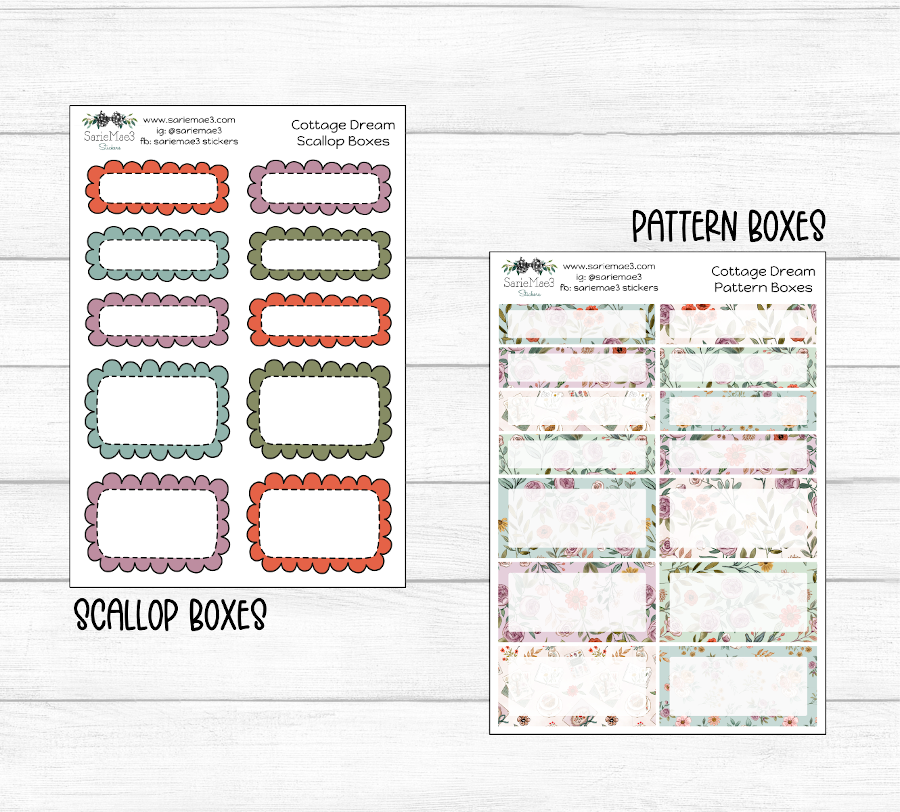Weekly Kit Add Ons, Cottage Dream, Kit 319