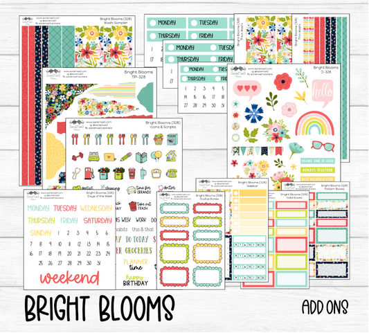 Weekly Kit Add Ons, Bright Blooms, Kit 328