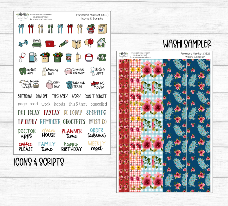 Weekly Kit Add Ons, Farmers Market, Kit 332