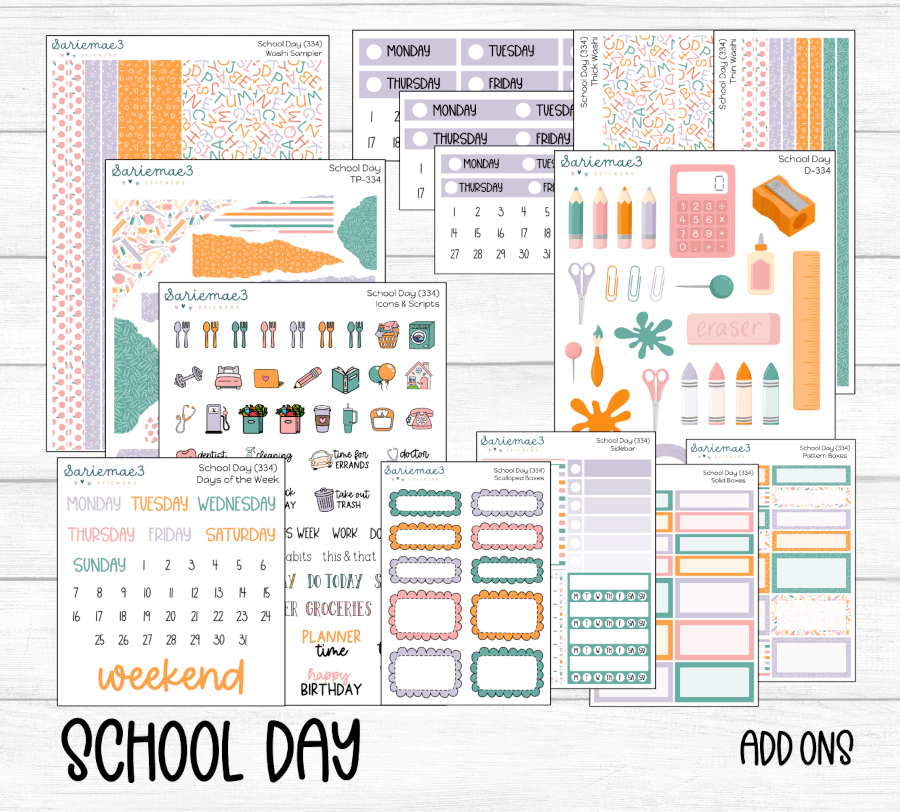 Daily Duo Kit (7x9), School Day, DD-334