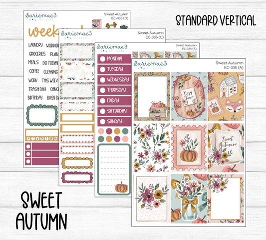 Vertical Weekly Kit, Sweet Autumn, V-335