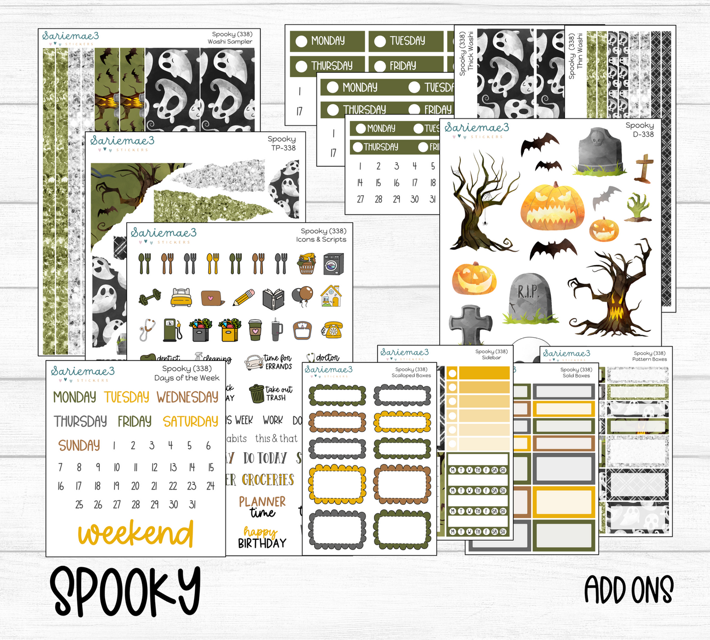 Journaling Kit, Spooky, J-338