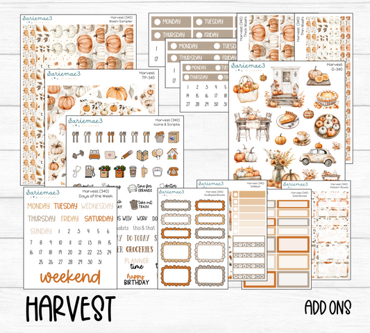 Weekly Kit Add Ons, Harvest, Kit 340