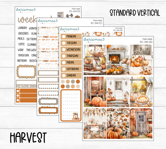 Vertical Weekly Kit, Harvest, V-340