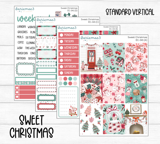 Vertical Weekly Kit, Sweet Christmas, V-341