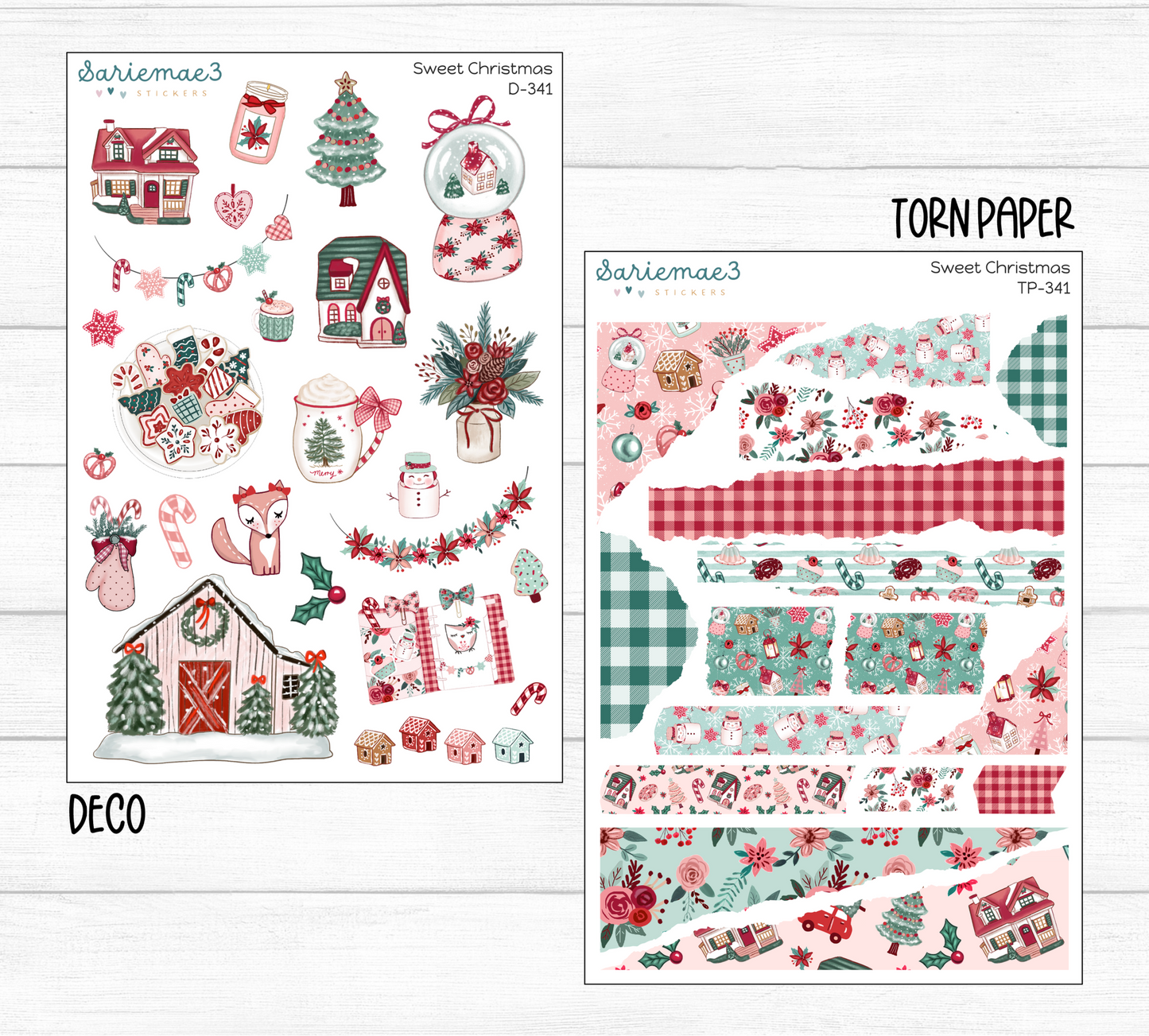 Weekly Kit Add Ons, Sweet Christmas, Kit 341