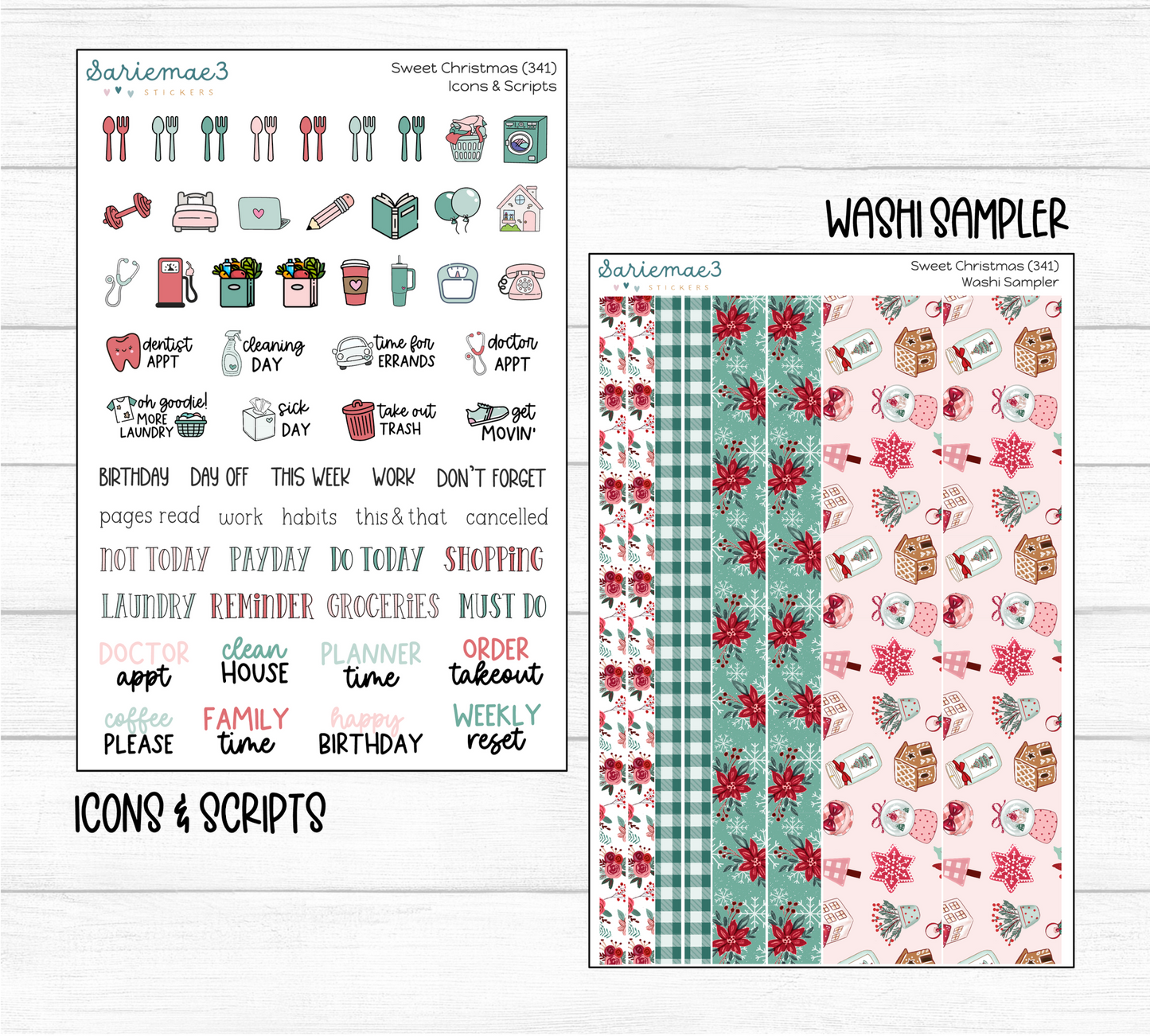 Weekly Kit Add Ons, Sweet Christmas, Kit 341